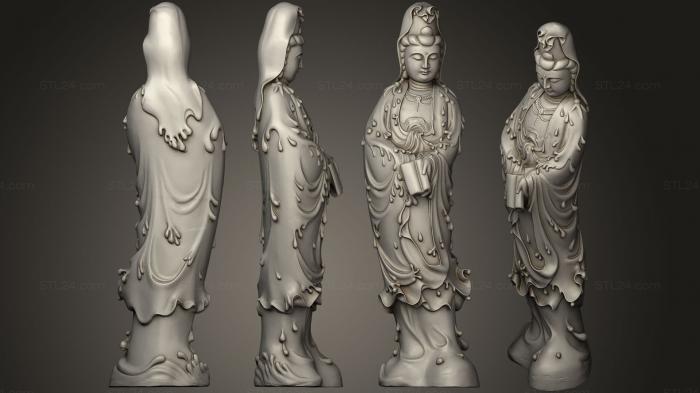 Figurines Chinese and Japanese (guanyin, STKCH_0033) 3D models for cnc